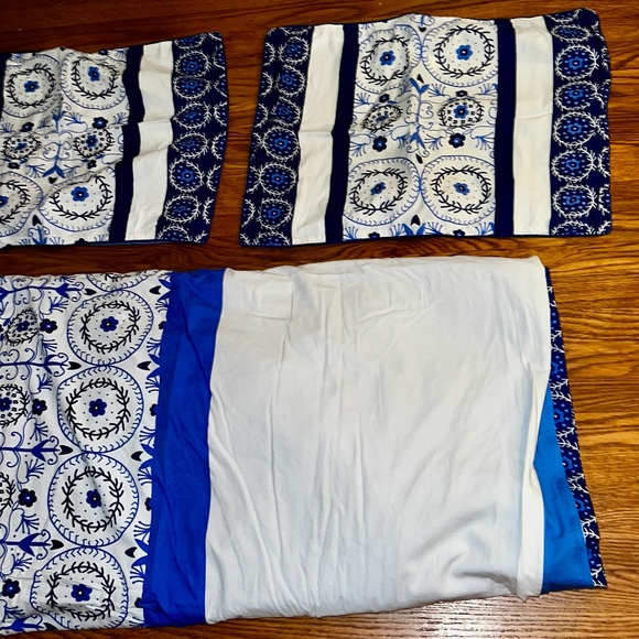 Vintage Lauren Taylor London Duvet Cover Pillow Covers Queen Full - Picture 5 of 16